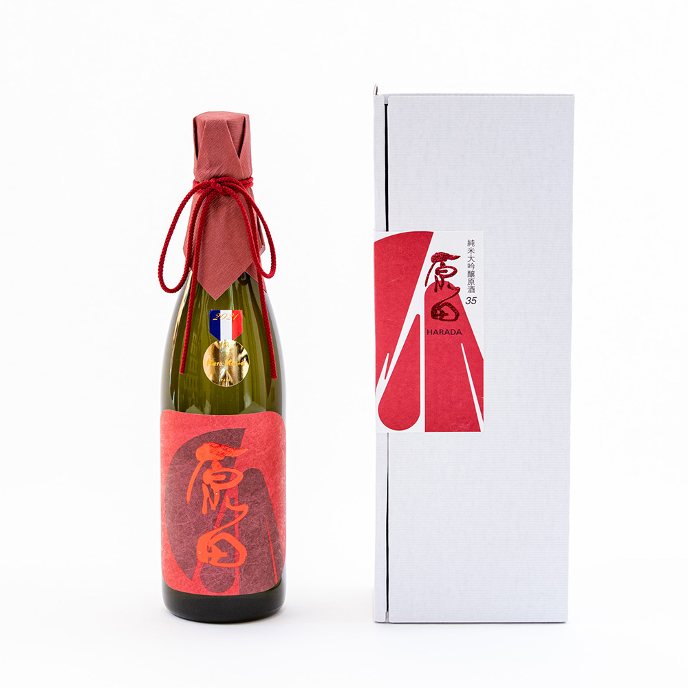 原田　純米大吟醸原酒35　山田錦　（化粧箱入り）【720ml】