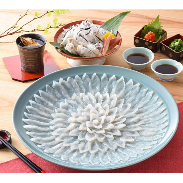 天然とらふぐ刺身セット（4～5人前）Ｆ-231