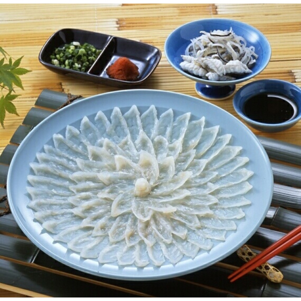 とらふぐ刺身セット（2～3人前）　Ｆ-222